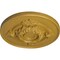 Ekena Millwork Monique Ceiling Medallion (Fits Canopies up to 3 3/4"), Hnd-Painted Iridescent Gold, 13 3/4"OD x 1"P CM13MOIGS - alternate 4